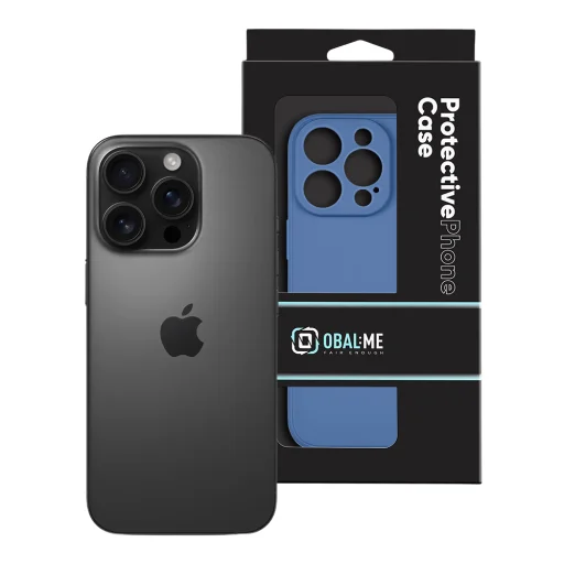 OBAL:ME Matt TPU Tok Apple iPhone 16 Pro Sötétkék Tok - 3