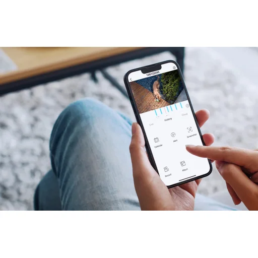 Vezeték nélküli 3MP WiFi kültéri kamera ieGeek ZS-GX3S fekete napelemes panellel - 8