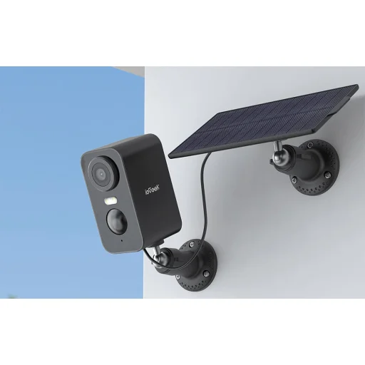 Vezeték nélküli 3MP WiFi kültéri kamera ieGeek ZS-GX3S fekete napelemes panellel - 9