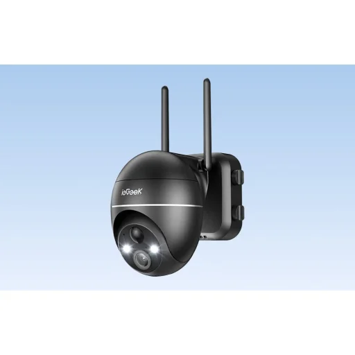 Vezeték nélküli 5MP WiFi kültéri kamera ieGeek ZS-GX4S fekete napelemes - 9