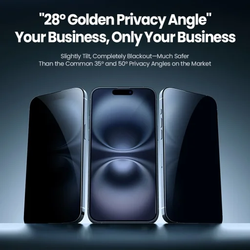  iPhone 16 fekete Nillkin 0.25mm Guardian 2.5D üvegfólia (applikátorral) - 3