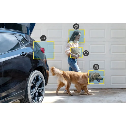 Vezeték nélküli 5MP WiFi Kültéri Kamera ieGeek ZS-GX4S Fehér napelemmel - 6