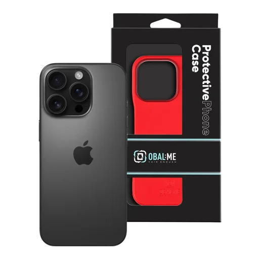 OBAL:ME LeatherTanga tok Apple iPhone 16 Pro készülékhez piros - 4