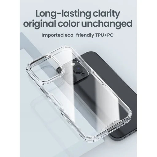 Nillkin Nature TPU PRO tok Apple iPhone 16 Pro Max Kék - 7