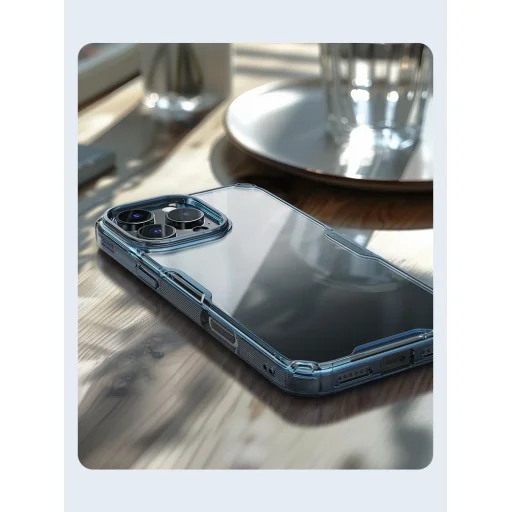 Nillkin Nature TPU PRO tok Apple iPhone 16 Pro Max Kék - 8