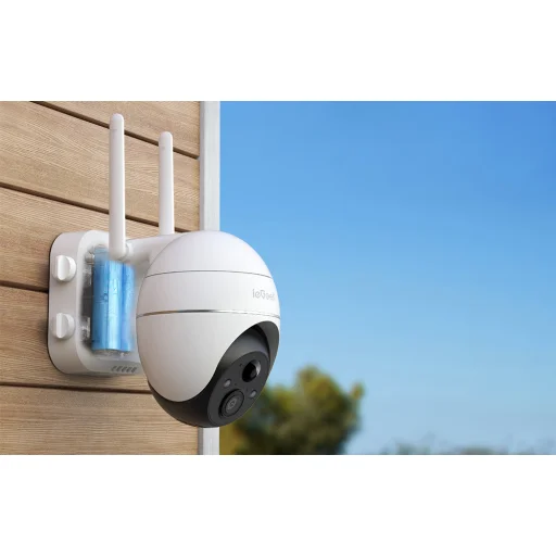 Vezeték nélküli 3MP WiFi kültéri kamera ieGeek ZS-GX1S fehér 5200mAh - 3