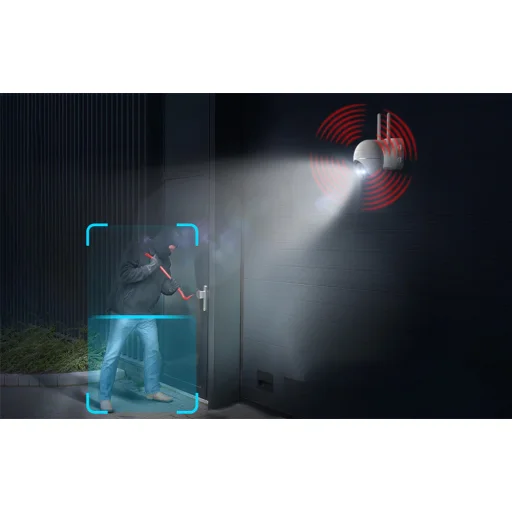 Vezeték nélküli 3MP WiFi kültéri kamera ieGeek ZS-GX1S fehér 5200mAh - 4