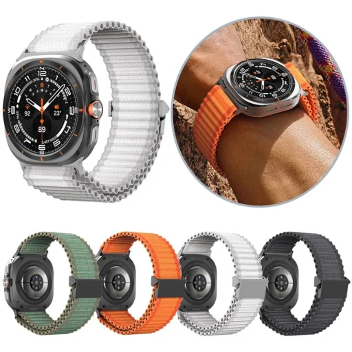 DUX DUCIS YC nyakpánt Samsung Galaxy Watch Ultra 2024/2025 (47mm) Fehér - 5