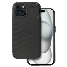  iPhone 15 fekete Tel Protect Carbon Elite tok