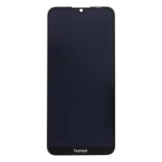LCD kijelző + érintőegység Honor 8A Fekete (Logó nélkül)