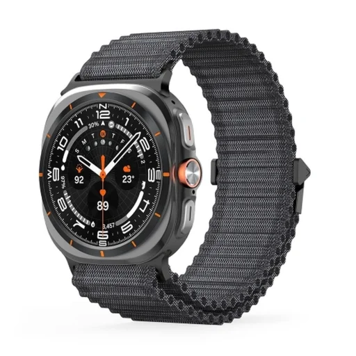 DUX DUCIS YC nylon szíj Samsung Galaxy Watch Ultra 2024/2025 (47mm) Sötétszürke - 1
