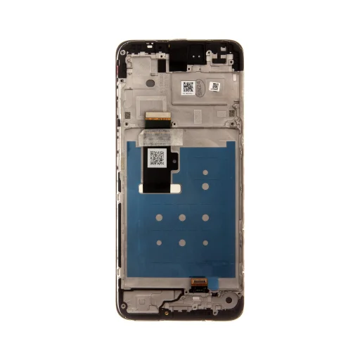 Motorola G13 LCD kijelző + Érintőegység + Előlapi borítás fekete (Szerviz csomag) - 2
