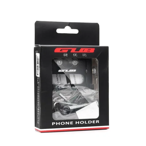 GUB biciklis telefontartó G83 Alumínium fekete - 2