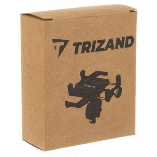 Kerékpáros telefontartó törlővel U18313 fekete, - 7