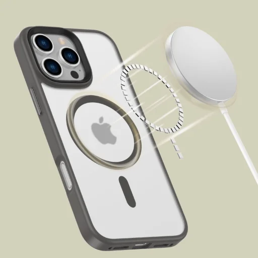 Tech-protect Magmat Magsafe Iphone 16 Pro Max Matte Titanium Tok - 3