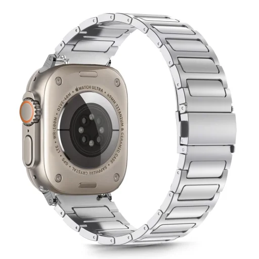 Tech-protect Stainless Classic Apple Watch 6 / 7 / 8 / 9 / 10 / 11 / Se / Ultra 1 / 2 (44 / 45 / 46 / 49 Mm) Ezüst - 2