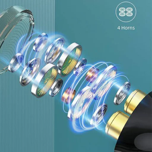 Bluetooth 5.3 TWS Fülhallgató + AWEI Dokkoló Állomás (T12P) fekete - 3