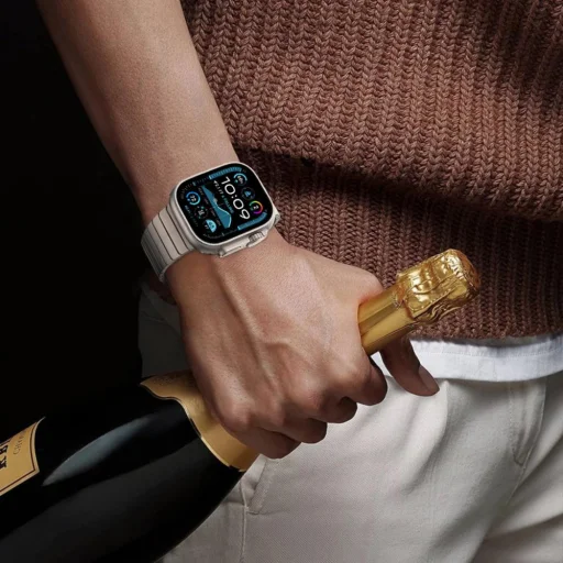 Tech-protect Linkband Apple Watch 6 / 7 / 8 / 9 / 10 / 11 / Se / Ultra 1 / 2 (44 / 45 / 46 / 49 Mm) Ezüst óraszíj - 4