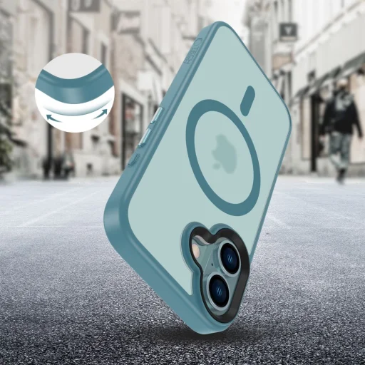 Tech-protect Magmat Magsafe Iphone 16 Matte Teal Tok - 4