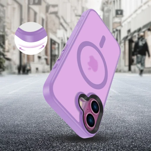 Tech-protect Magmat Magsafe Iphone 16 Matt Mauve Tok - 4