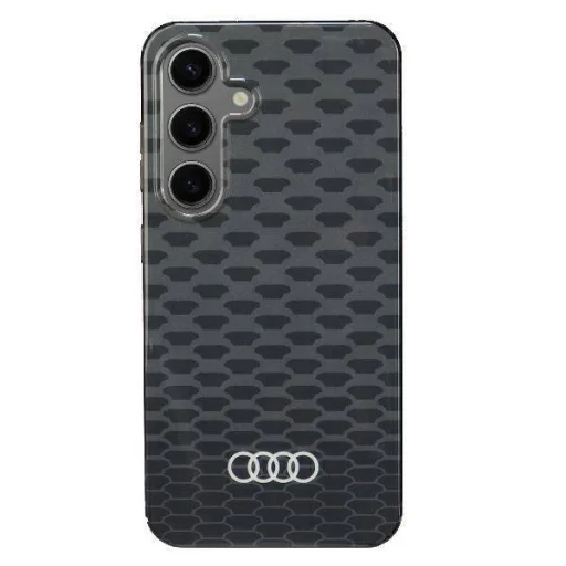  Samsung Galaxy S24 Fekete Audi Hardcase IML Pattern MagSafe eredeti tok (AU-IMLMS24-Q5/D3-BK) - 1
