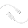 Borofone BX113 Lenny kábel - USB to Type-C - 3A 1 méter fehér thumbnail