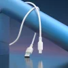 Borofone BX113 Lenny kábel - USB to Type-C - 3A 1 méter fehér thumbnail