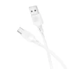 Borofone BX113 Lenny kábel - USB to Type-C - 3A 1 méter fehér thumbnail