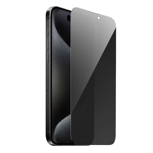 Borofone Edzett üveg BF7 Diamond Armor Teljes Képernyős Kémvédő iPhone 16 Pro Max - 10 darabos üvegfólia - 2
