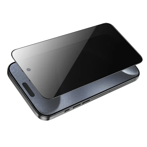 Borofone Edzett üveg BF7 Diamond Armor Teljes Képernyős Kémvédő iPhone 16 Pro Max - 10 darabos üvegfólia - 5