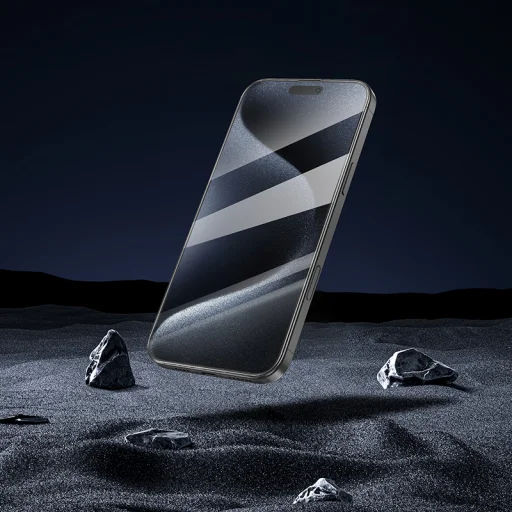 Borofone Edzett üveg BF6 Diamond Armor Teljes Képernyős HD iPhone 16 Pro - 10 darab üvegfólia - 7