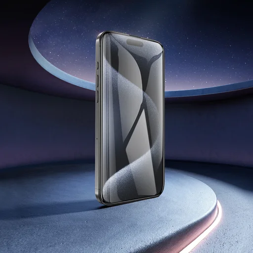 Borofone Edzett üveg BF8 Diamond Armor Teljes Képernyős 5D Nagy Ív iPhone 16 Pro - 10 darab üvegfólia - 7