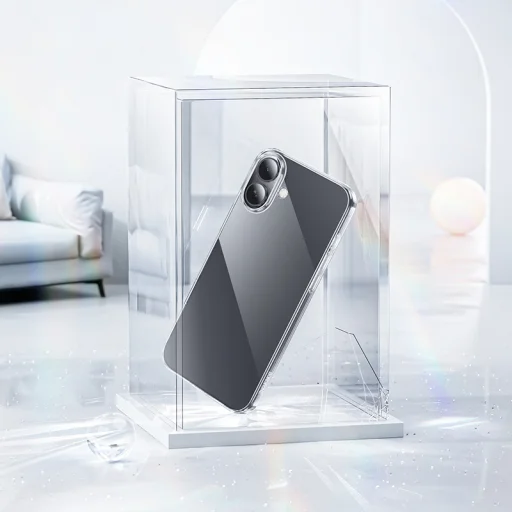 Borofone Tok BI4 Ice Sorozat iPhone 16 Plus átlátszó tok - 8