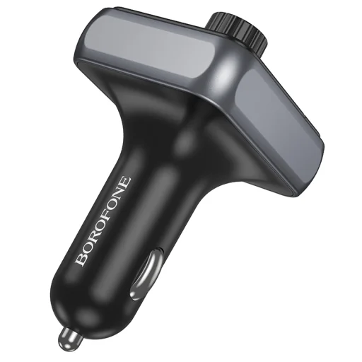 Borofone Transmitter FM BC50 Ascenso MP3, Bluetooth - 2xUSB + Type C - QC 3.0 PD 38W fekete - 4