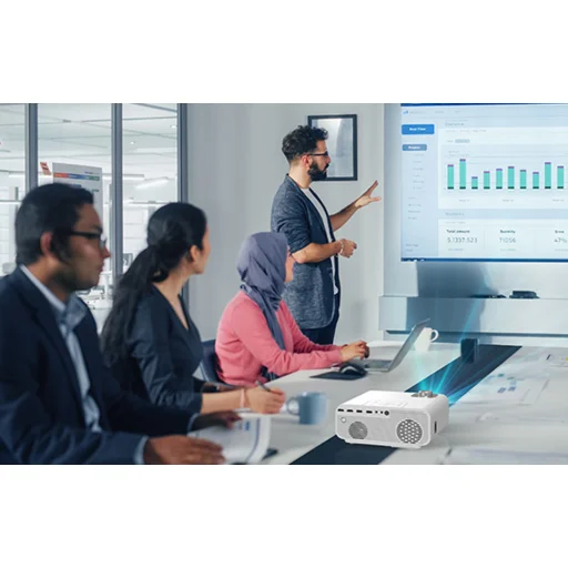 Projektor LED BlitzWolf BW-V5Max, android 9.0, 1080p (fehér) - 7