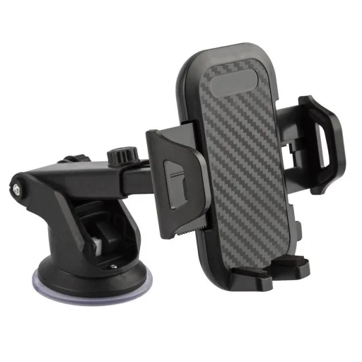 Nexeri US-T1 fekete műszerfalra vagy szélvédőre rögzíthető autós telefontartó - 1