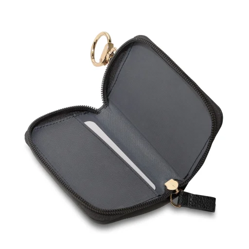 Guess PU 4G Script Logo kulcstartó fekete - 3