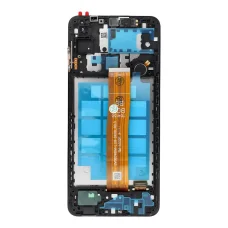 LCD kijelző Samsung A12 A127 OEM kerettel