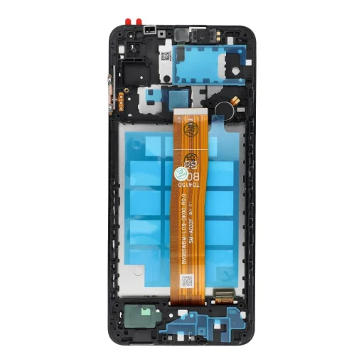 LCD kijelző Samsung A12 A127 OEM kerettel - 1