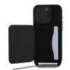 iPhone 16 Pro Max Čierne puzdro Karl Lagerfeld Saffiano Crossbody s popruhom Karl a Choupette thumbnail