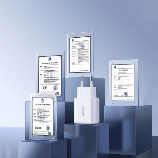 Joyroom JR-TCF21 hálózati töltő USB-C / USB-A 20W PD / QC 3.0 - fehér - 15