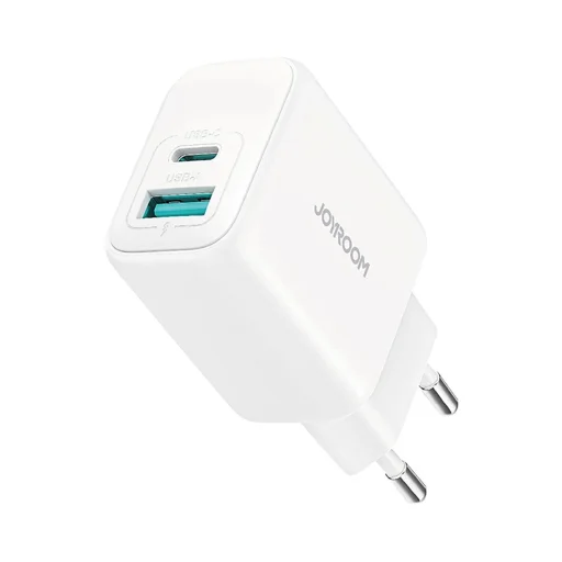 Joyroom JR-TCF21 hálózati töltő USB-C / USB-A 20W PD / QC 3.0 - fehér - 1