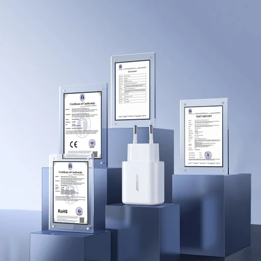 Joyroom JR-TCF12 hálózati töltő 2x USB-C 20W PD / QC 3.0 - fehér - 15