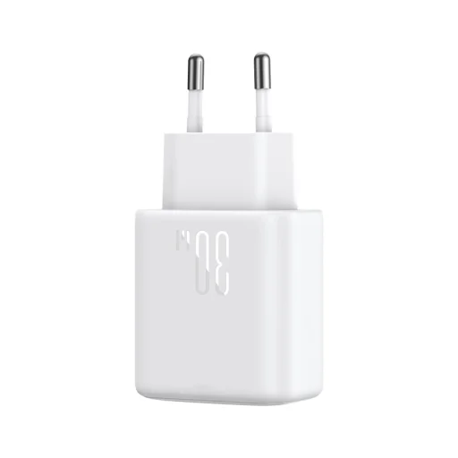Joyroom JR-TCF24 USB-C PD 30W QC SFC hálózati töltő - fehér + 1m USB-C kábel - 3