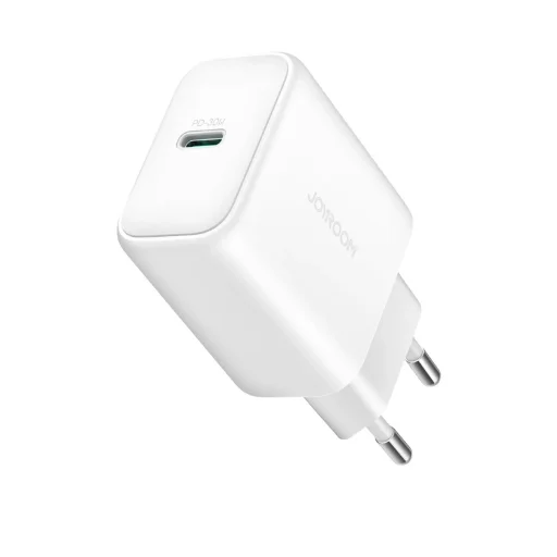 Joyroom JR-TCF24 USB-C PD 30W QC SFC hálózati töltő - fehér + 1m USB-C kábel - 2