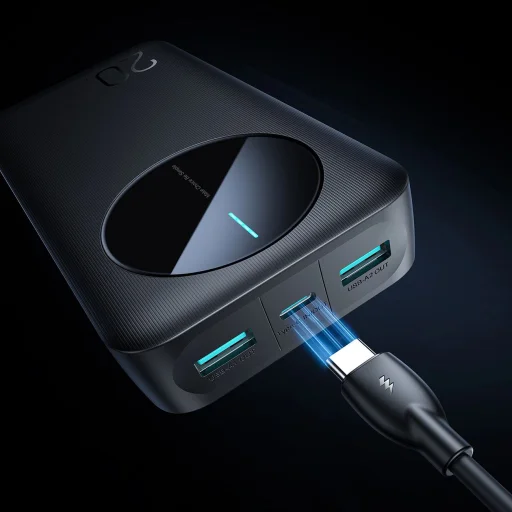 Powerbank Joyroom JR-PBF14 20000mAh 2.4A 2x USB-A 1x USB-C - fekete - 8