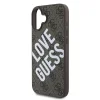  iPhone 16 Barna Guess PU bőr 4G Big Love Logo MagSafe tok - 4