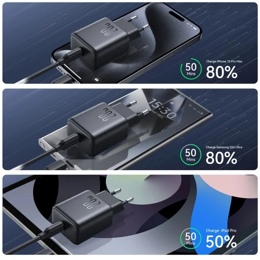 Joyroom JR-TCF20 USB-C PD 20W hálózati töltő - fekete - 11