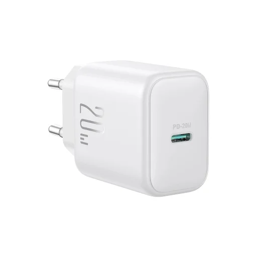 Joyroom JR-TCF20 USB-C PD 20W hálózati töltő - fehér + USB-C / Lightning kábel 1m - 2