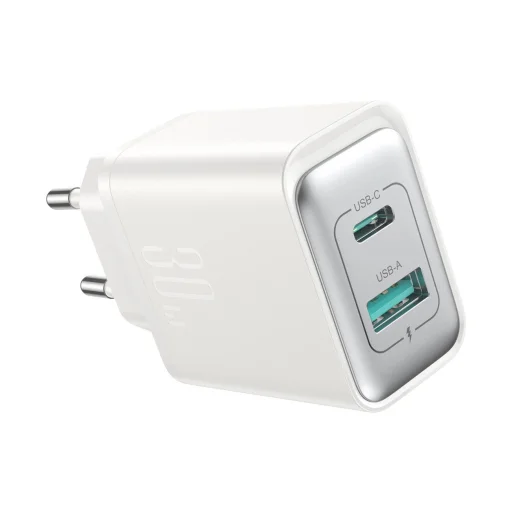 Joyroom JR-TCF15 hálózati töltő USB-C / USB-A 30W - fehér - 6